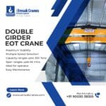 Double Girder EOT Crane Manufacturers in Chennai, India