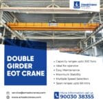 Revolutionize Material Handling with Our Precision Double Girder EOT Crane – Unleash Industrial Excellence Now!