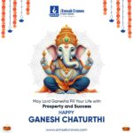 Ganesh Chaturthi Greetings from Amsak Cranes Private Limited: Prosperity, Wisdom, and Success to All!