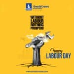 Saluting Our Hardworking Team: A Labour Day Tribute from Amsak Cranes Pvt Ltd!