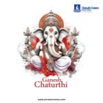 Lord Ganesha idol decorated with flowers for Ganesh Chaturthi 2025