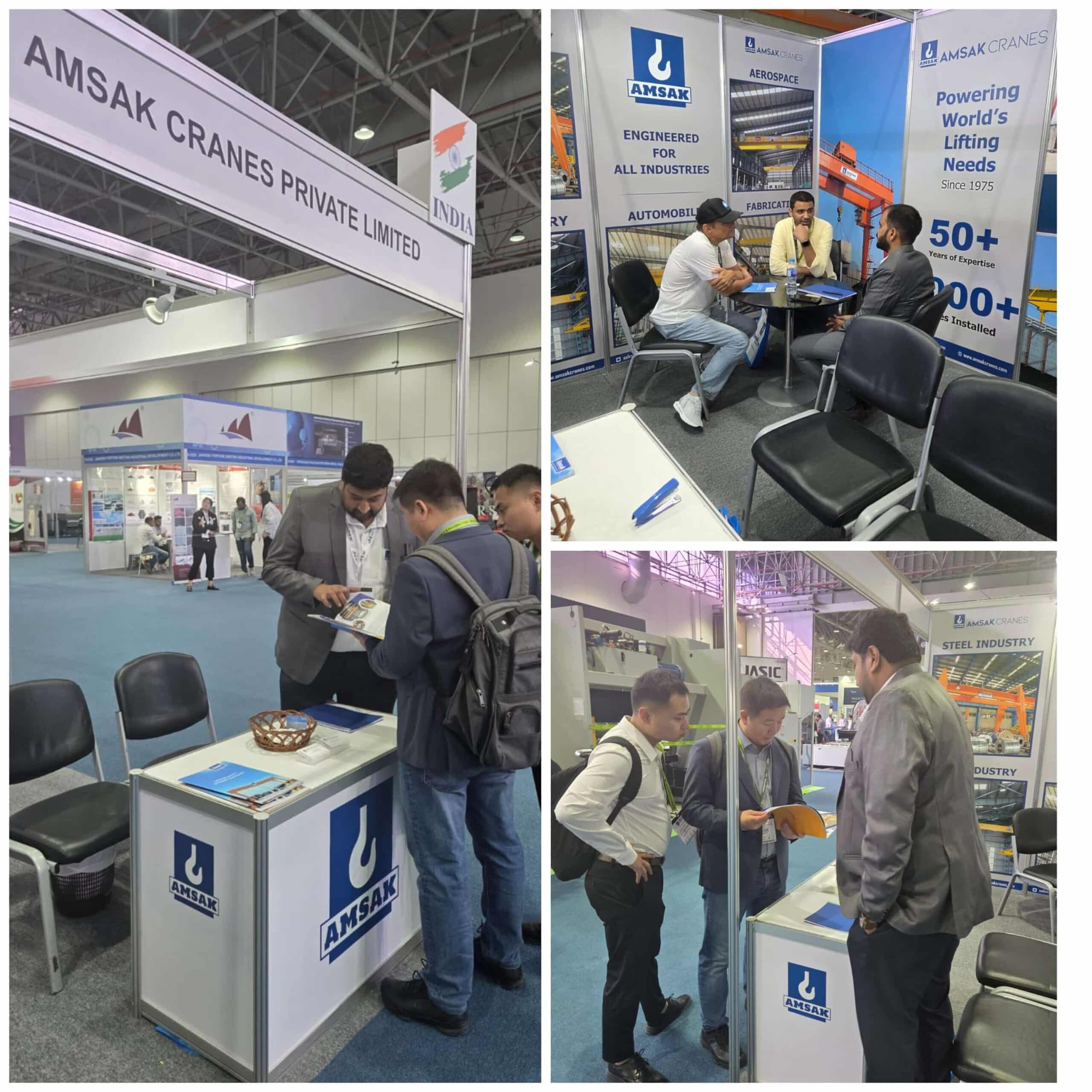 Steel Fab 2026 Day 1 Highlights: AMSAK CRANES Showcases Precision, Performance, and Industrial Innovation